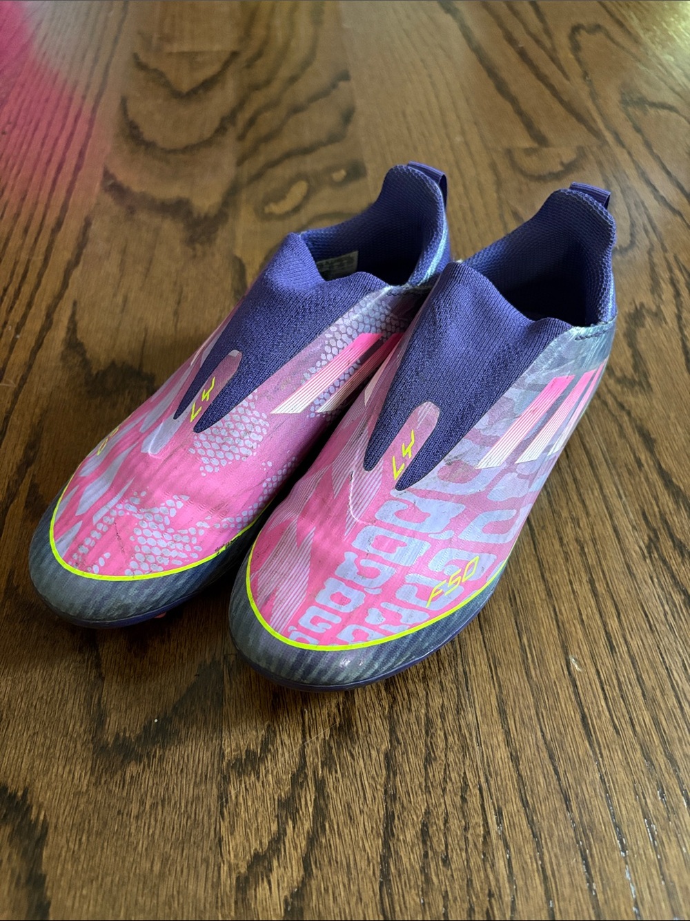 Adidas Lamine Yamal F50 laceless cleats